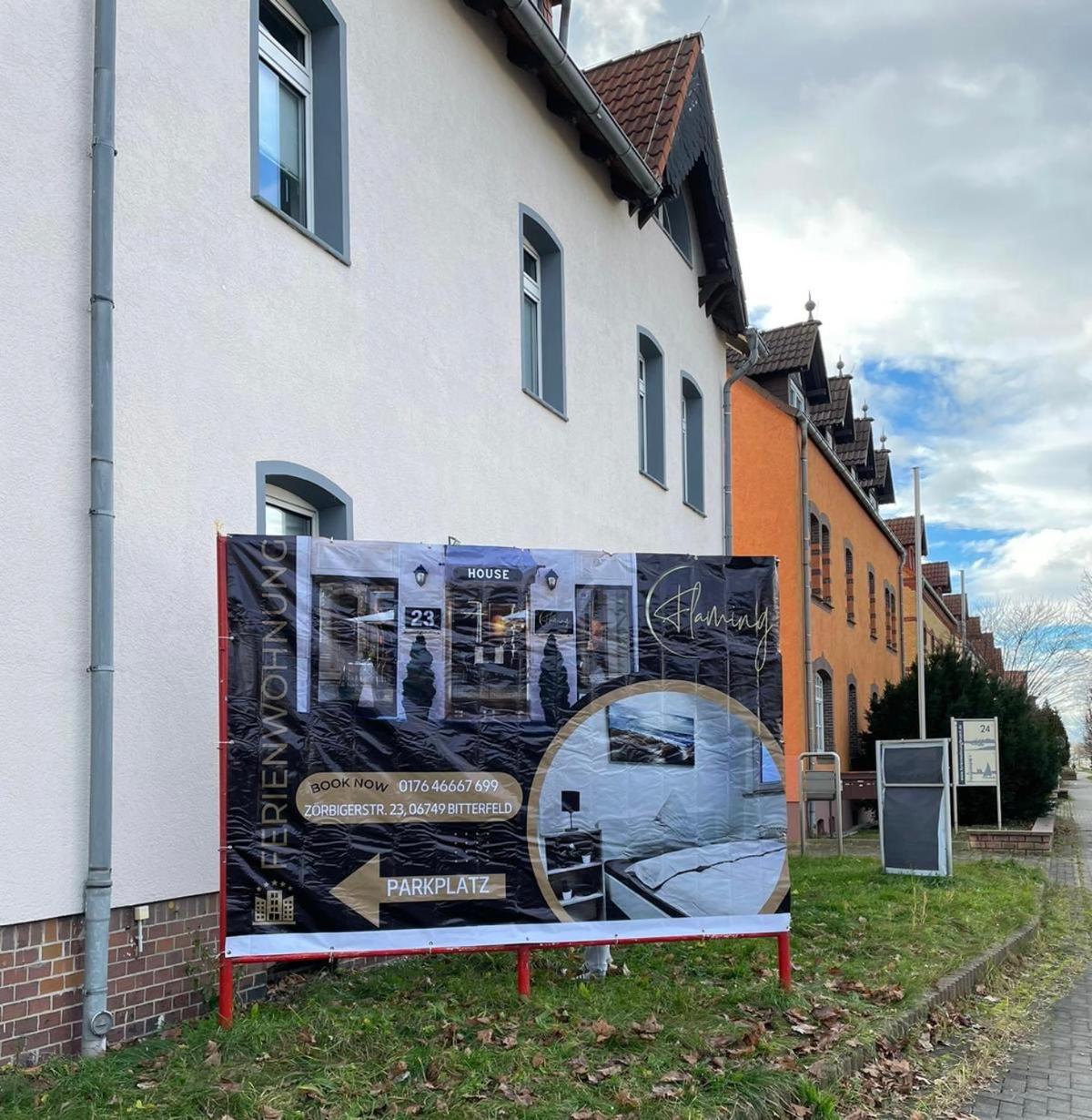 Ferienwohnung Flaming House Bitterfeld Esterno foto